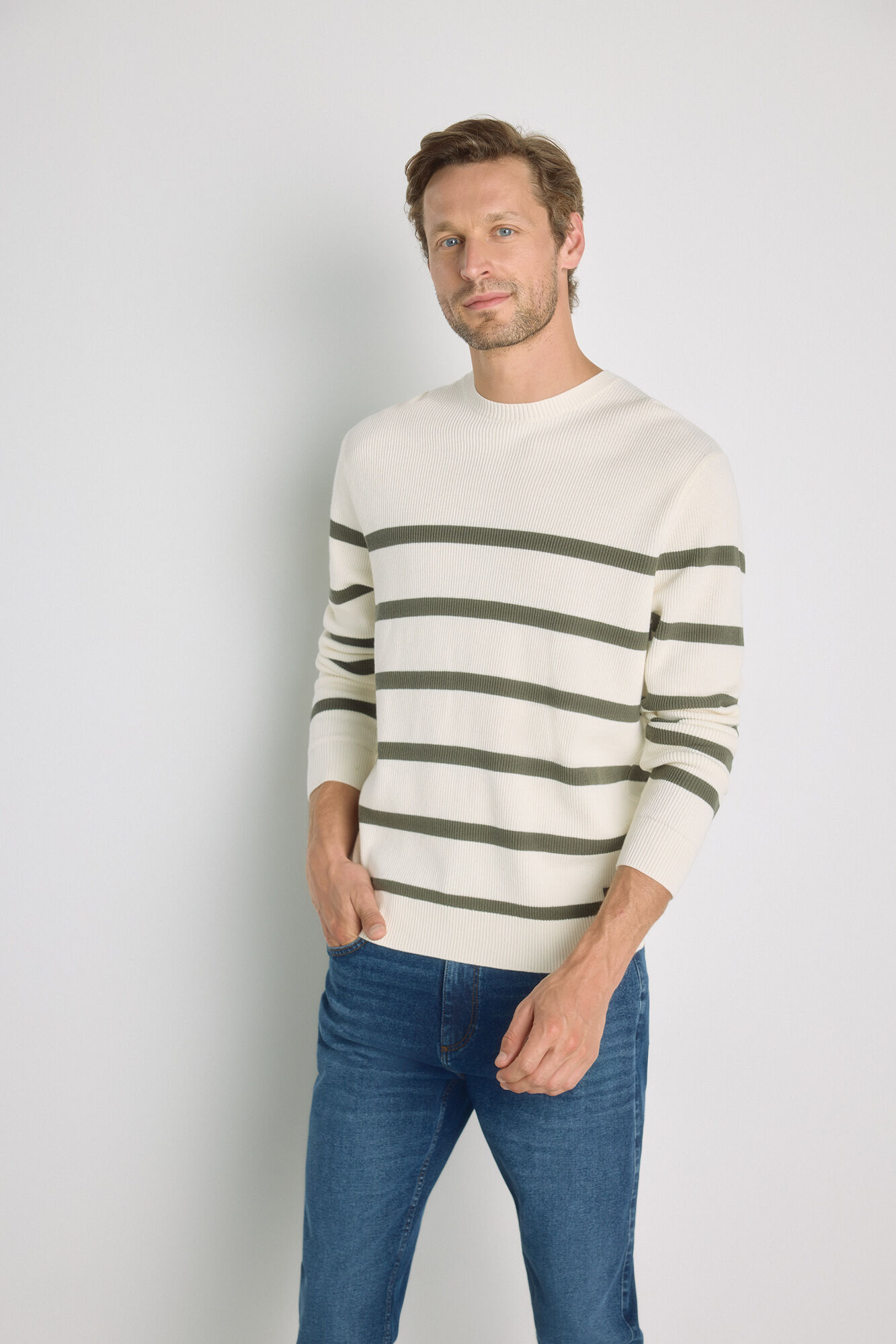 Milano Jersey cuello caja