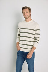 Milano Jersey cuello caja Beige