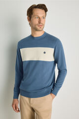 Springfield Jersey cuello caja Azul