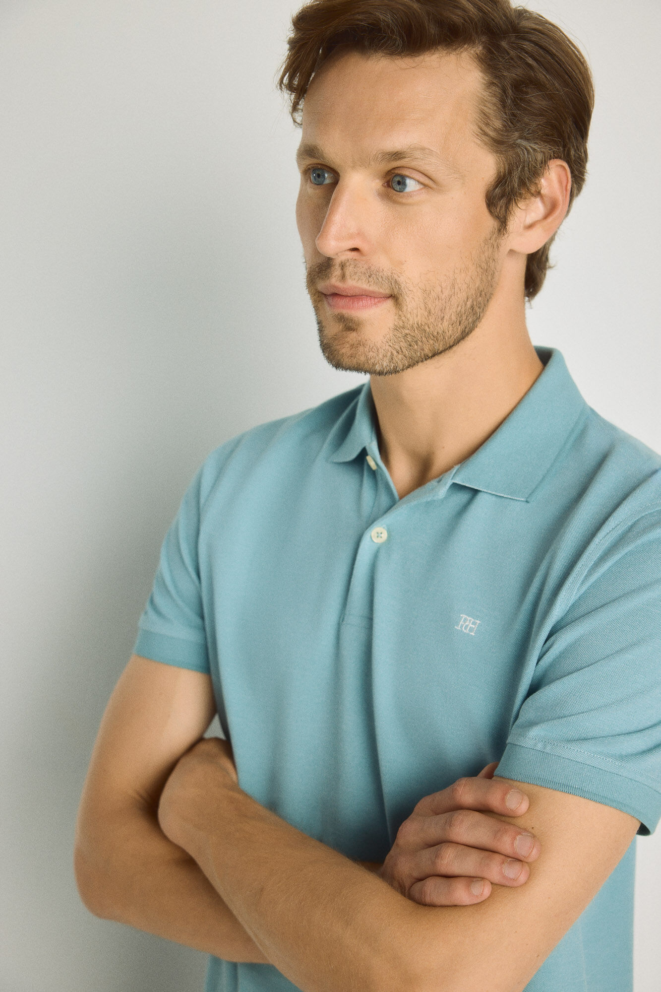 Pedro del Hierro Polo manga corta