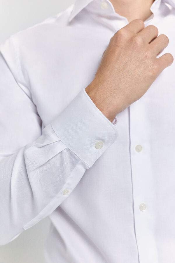 Pedro del Hierro Camisa vestir popelin Blanco