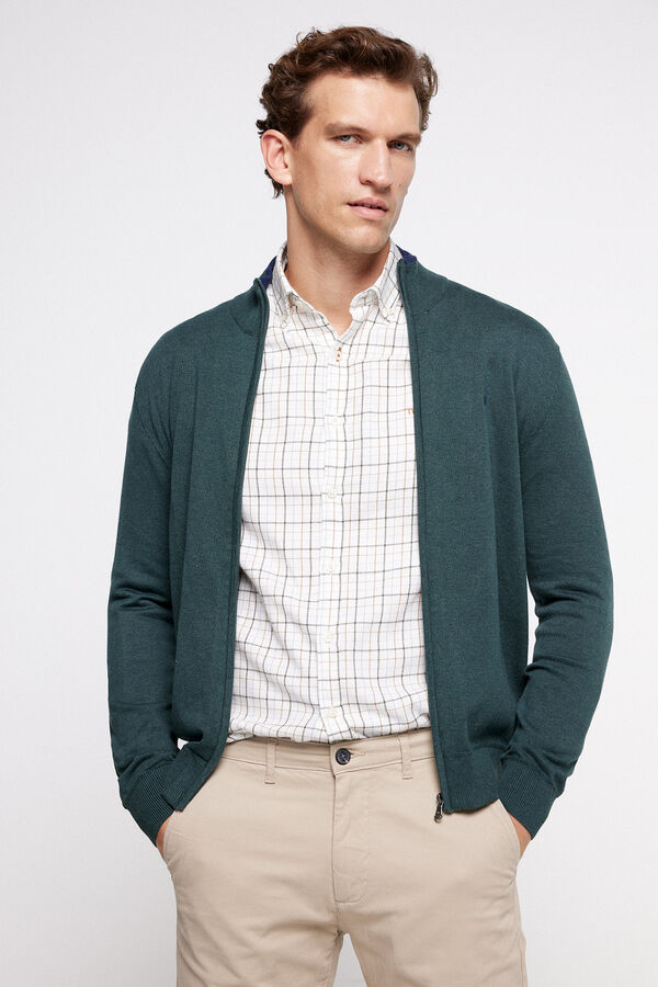 Fifty Outlet Cardigan PDH con cremallera Botella
