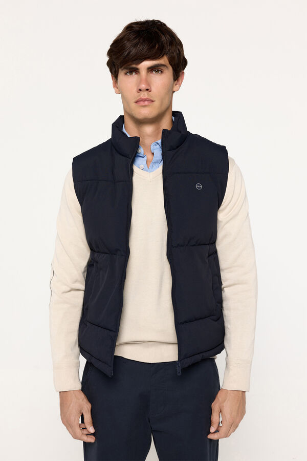 Milano Colete Acolchoado Azul