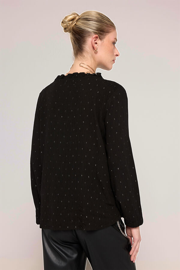 Milano Blusa bambula Negro