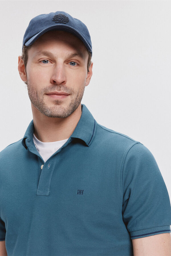 Pedro del Hierro P&oacute;lo Pedro Del Hierro Estampado verde