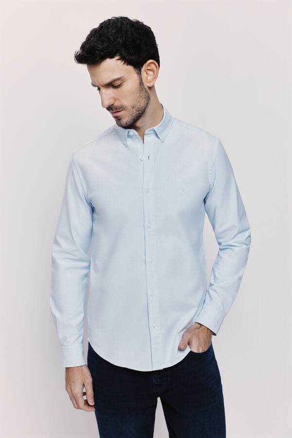 Springfield Camisa manga larga Azul Claro