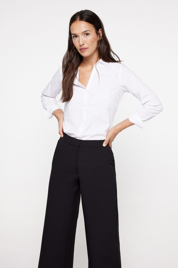 Fifty Outlet Pantalón Culotte Negro