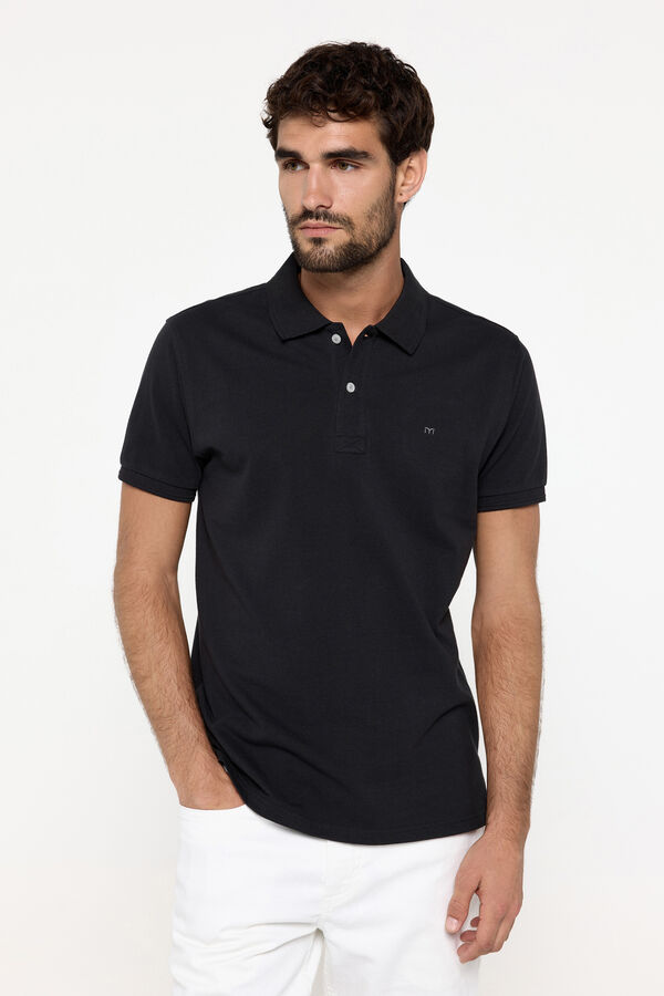 Fifty Outlet Polo manga corta Negro