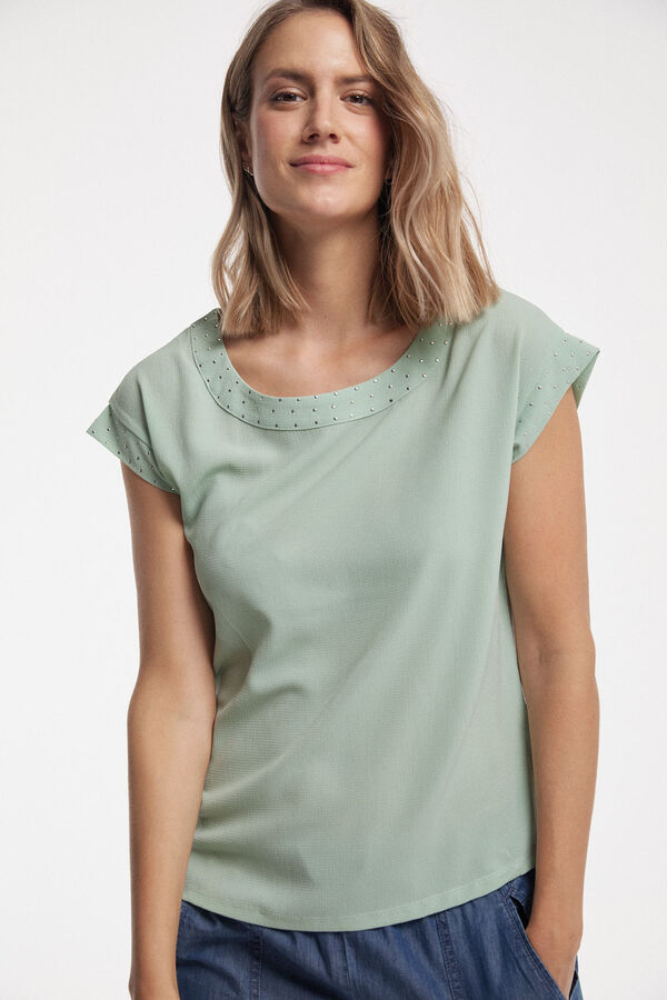 Fifty Outlet BLUSA MANCHAS Azul