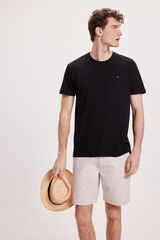 Milano Camiseta B&aacute;sica Negro