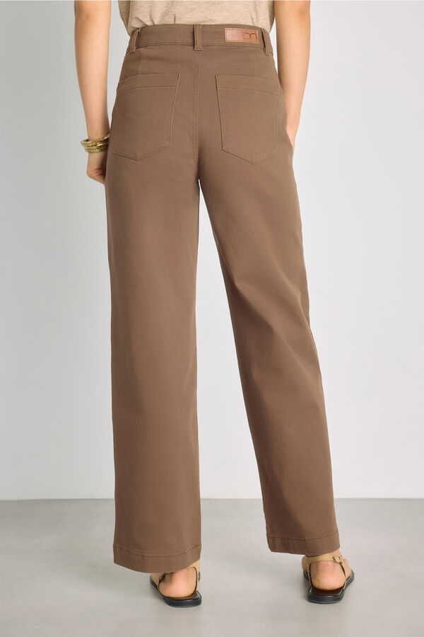Milano Pantal&oacute;n ancho Beige