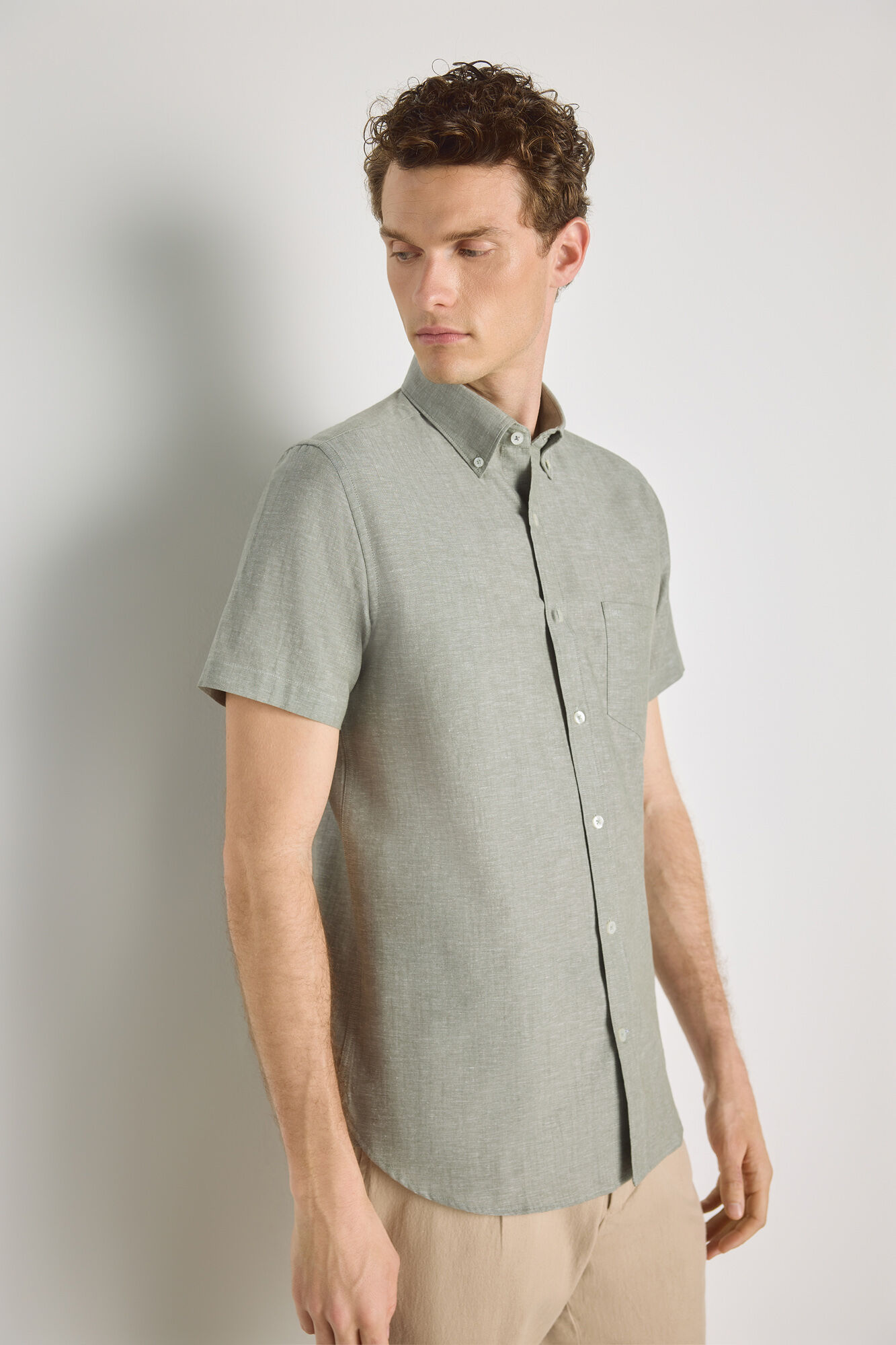 Pedro del Hierro Camisa lisa manga corta