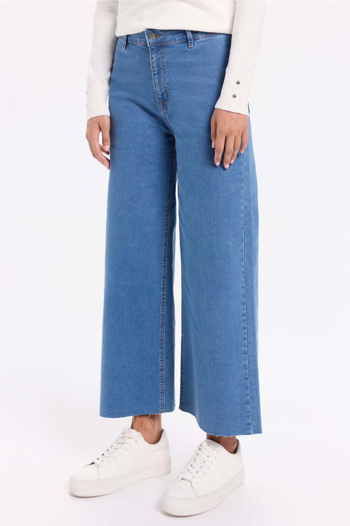 Milano Jeans culotte tiro alto