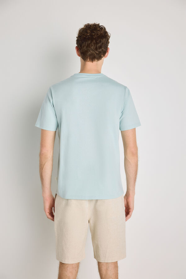 Springfield T-shirt de manga curta Azul