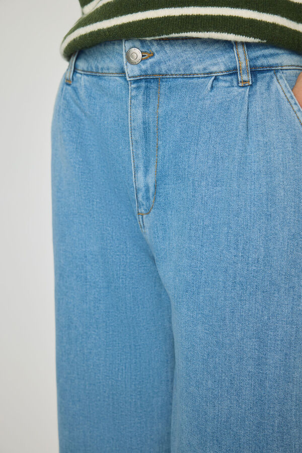 Milano Cal&ccedil;a jeans larga Azul