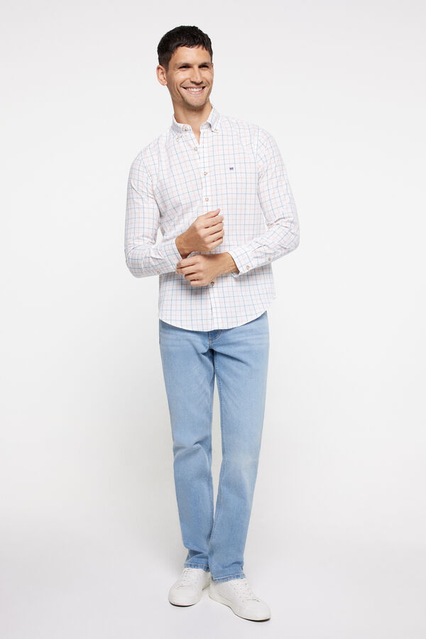 Pedro del Hierro Pantalón Denim Regular Azul