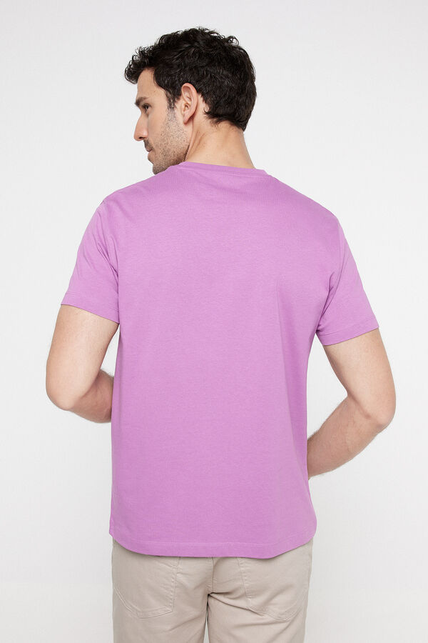 Milano T-shirt b&aacute;sica de manga curta Laranja