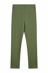 Milano Cal&ccedil;a slim fit confort&aacute;vel Verde