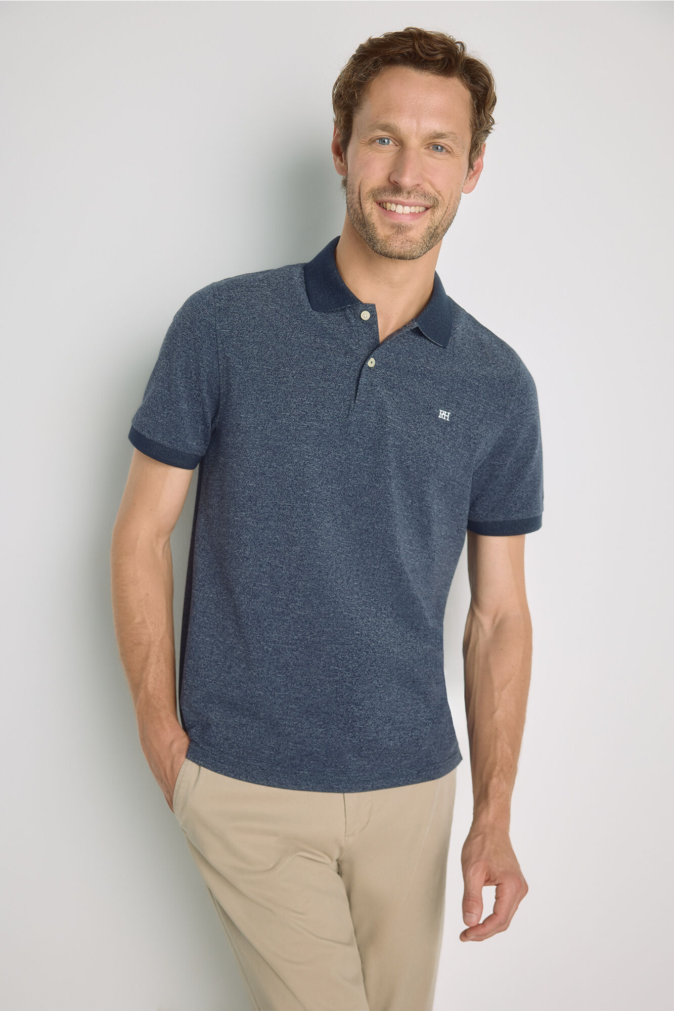 Pedro del Hierro Polo manga corta