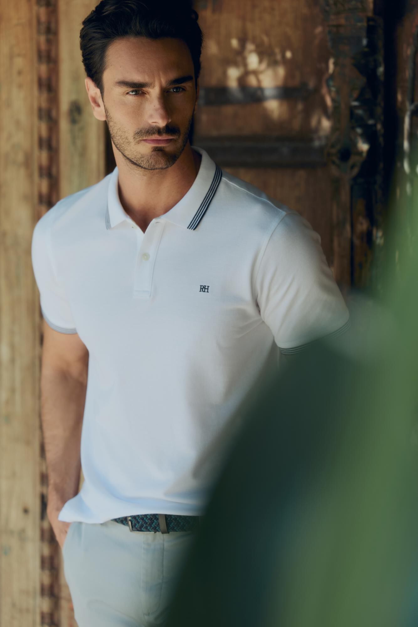 Pedro del Hierro Polo manga corta