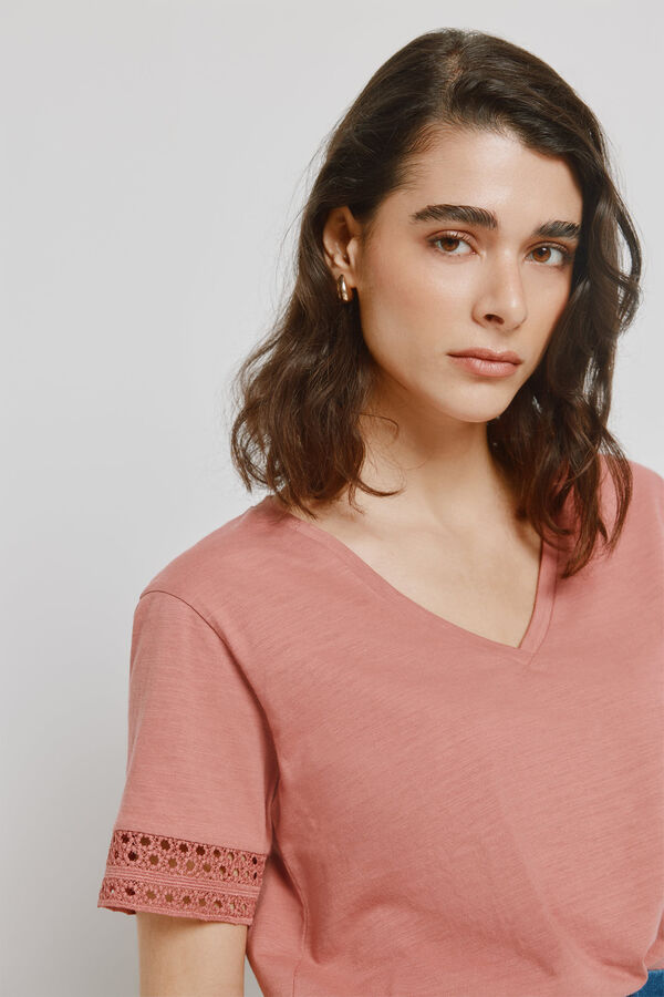 Milano T-shirt de manga curta Vinho