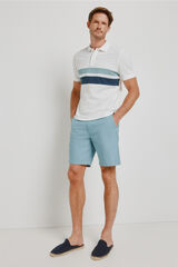 Milano Bermuda lisa Azul