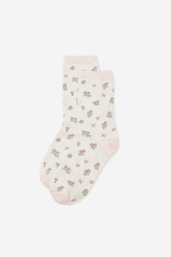 Milano Calcetines dibujo Rosa