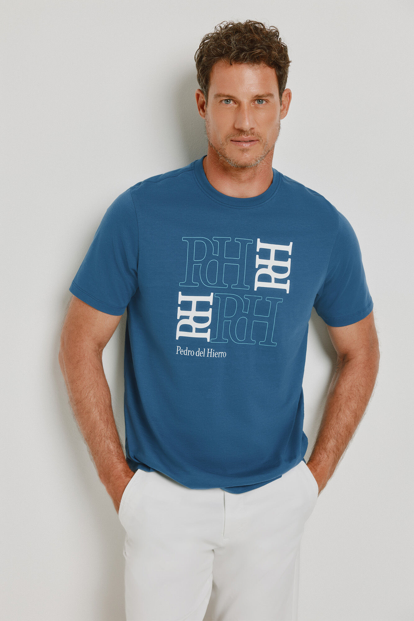 Pedro del Hierro Camiseta manga corta estampada
