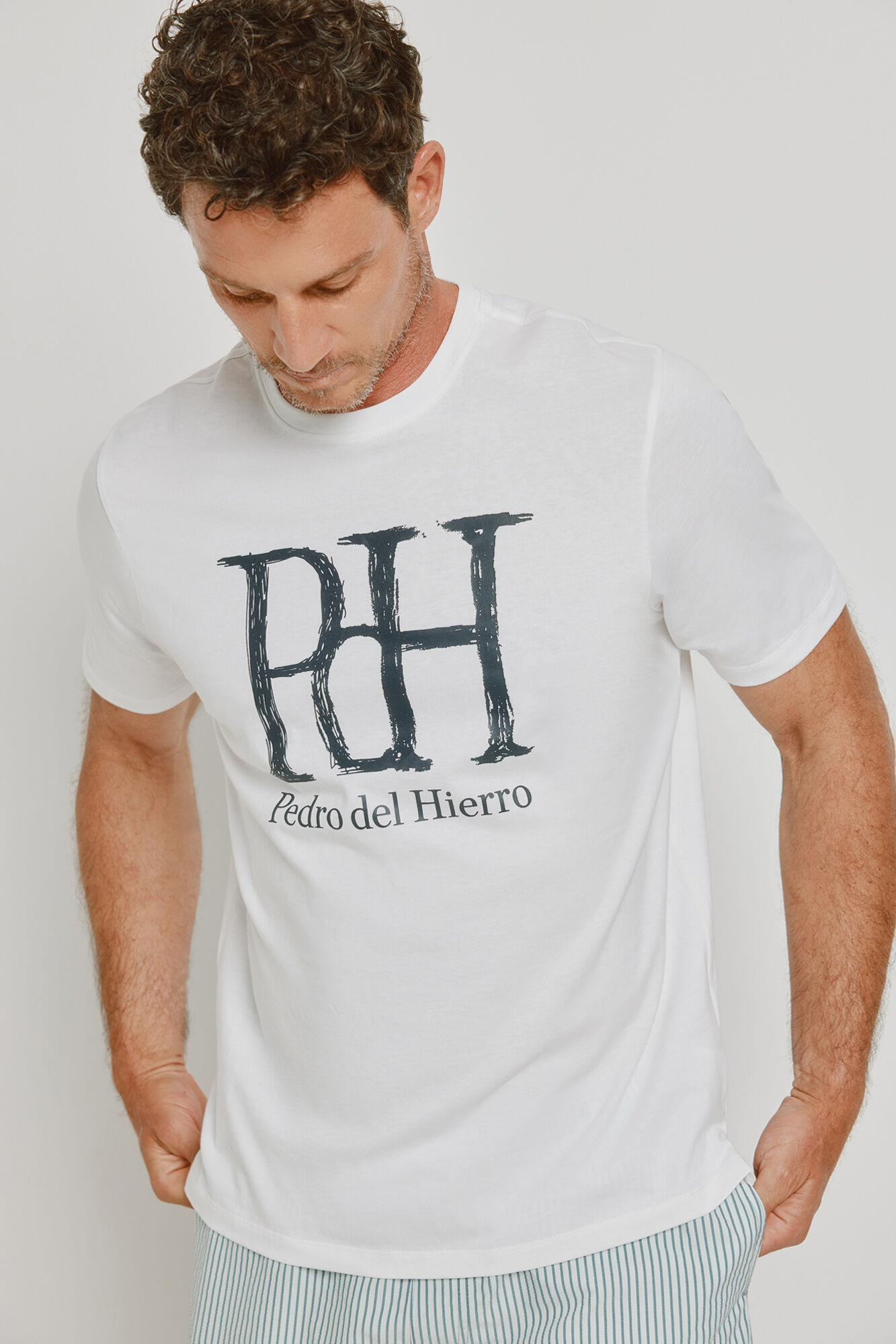 Pedro del Hierro Camiseta manga corta estampada