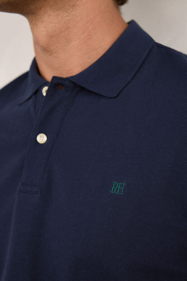 Pedro del Hierro Polo Básico Manga Corta Navy