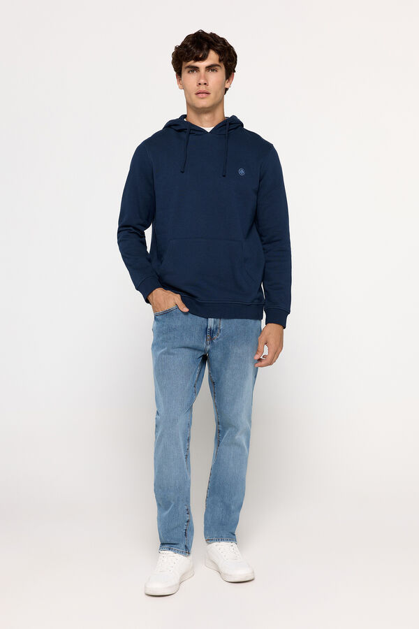 Springfield Sudadera Capucha Springfield Azul Oscuro