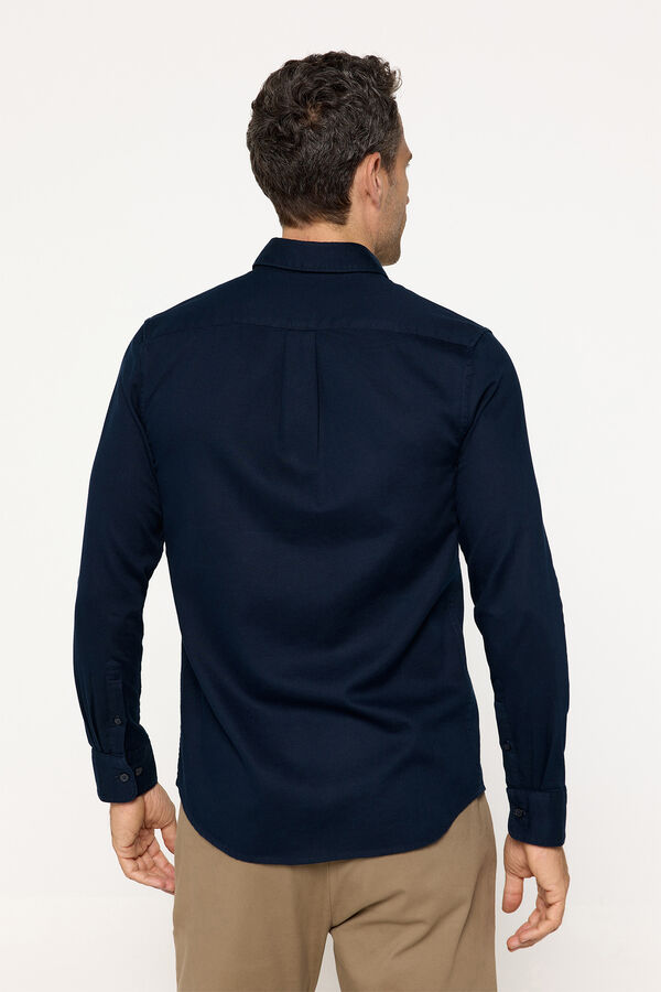 Milano Camisa Sport Estrutura Marinho