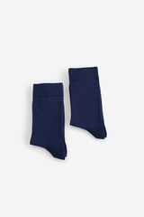 Milano Meias b&aacute;sicos estruturadas Marinho