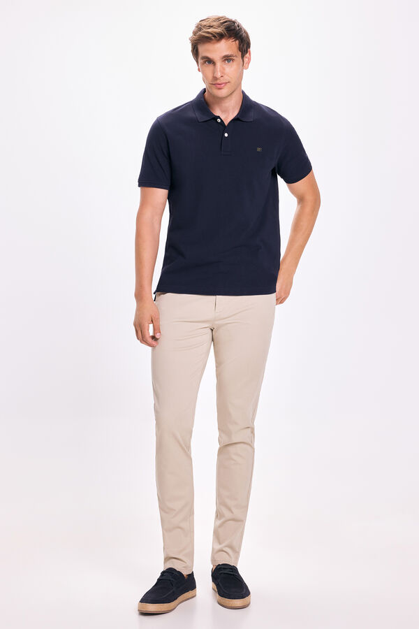 Pedro del Hierro Polo B&aacute;sico PDH Marinho