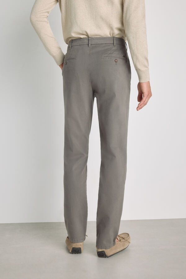Pedro del Hierro Pantal&oacute;n chino regular fit Marengo