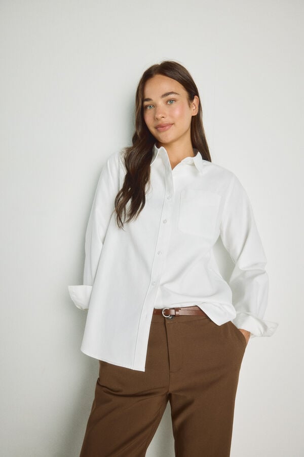 Milano Camisa oxford Branco