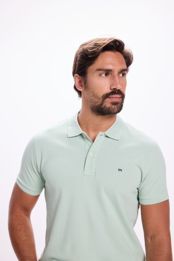 Milano Polo B&aacute;sico Piqu&eacute; Verde