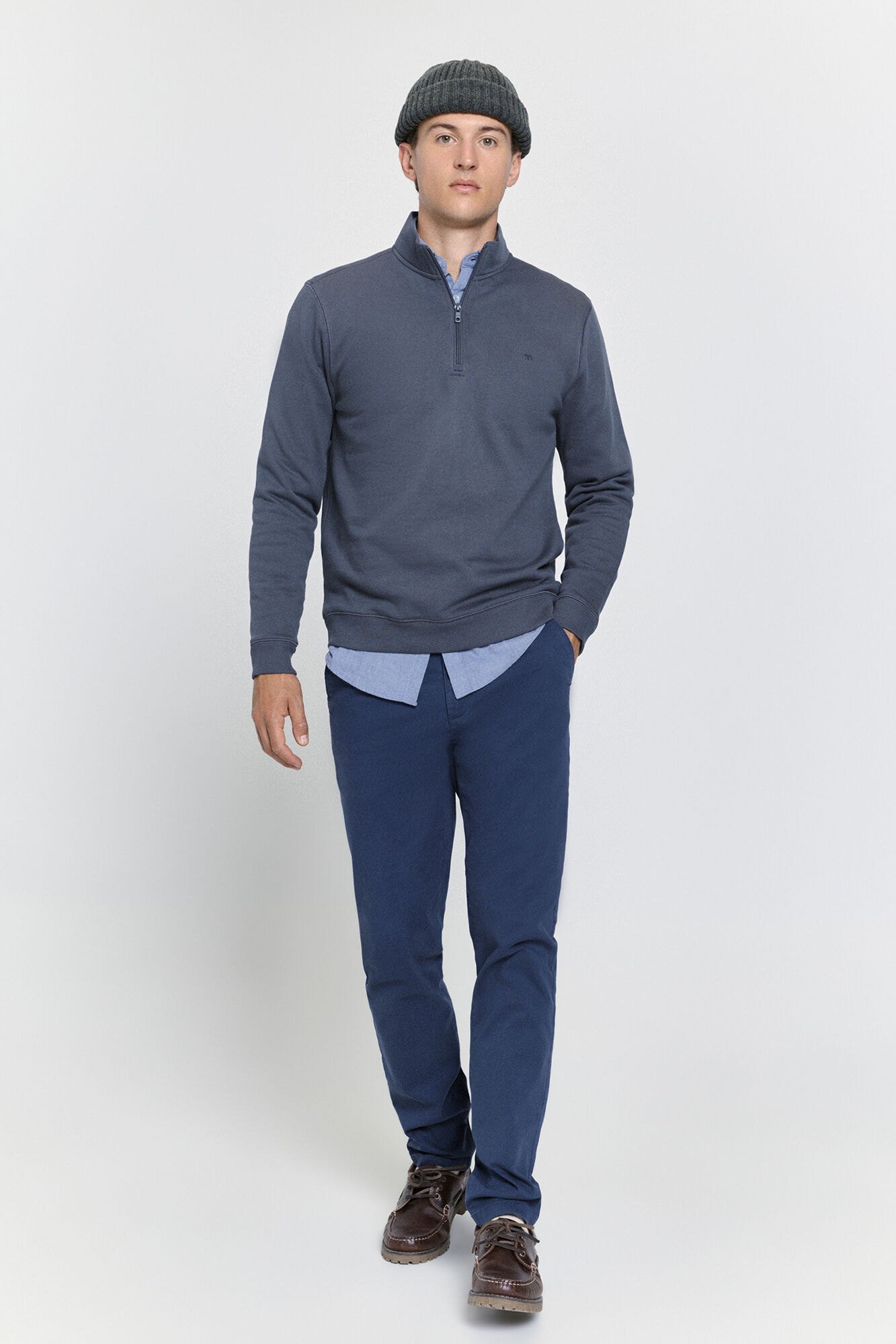 Milano Sudadera semicisne logo