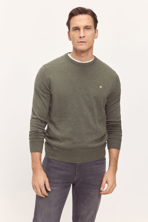 Pedro del Hierro Jersey B&aacute;sico Cuello Caja PDH Botella