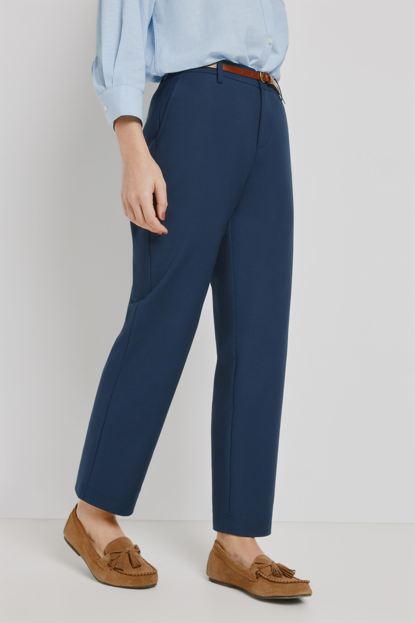 Milano Cal&ccedil;as chino com cinto