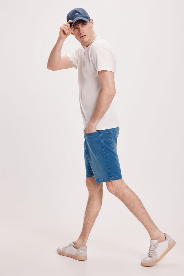 Springfield Camiseta b&aacute;sica com FPS Branco