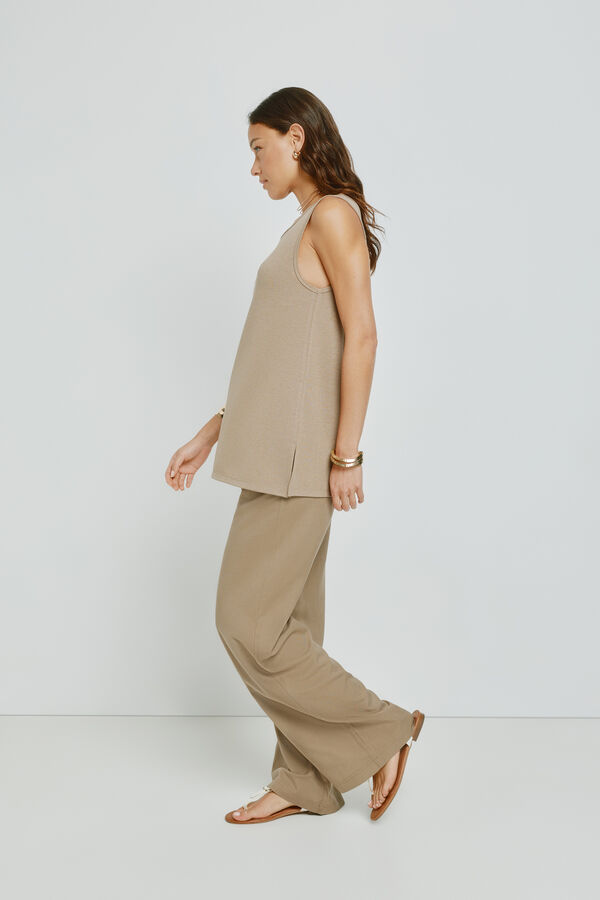 Milano Top gola redonda Torrefac&ccedil;ao