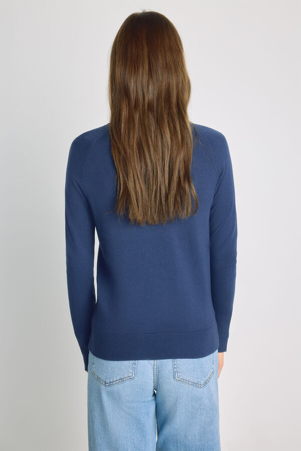 Milano Jersey cuello redondo Navy