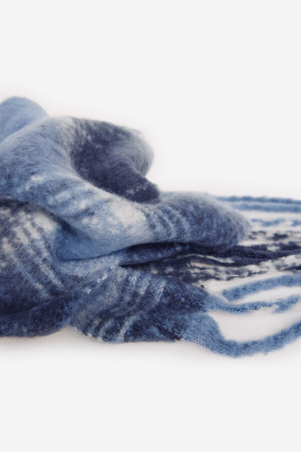 Milano Tartán Scarf Azul