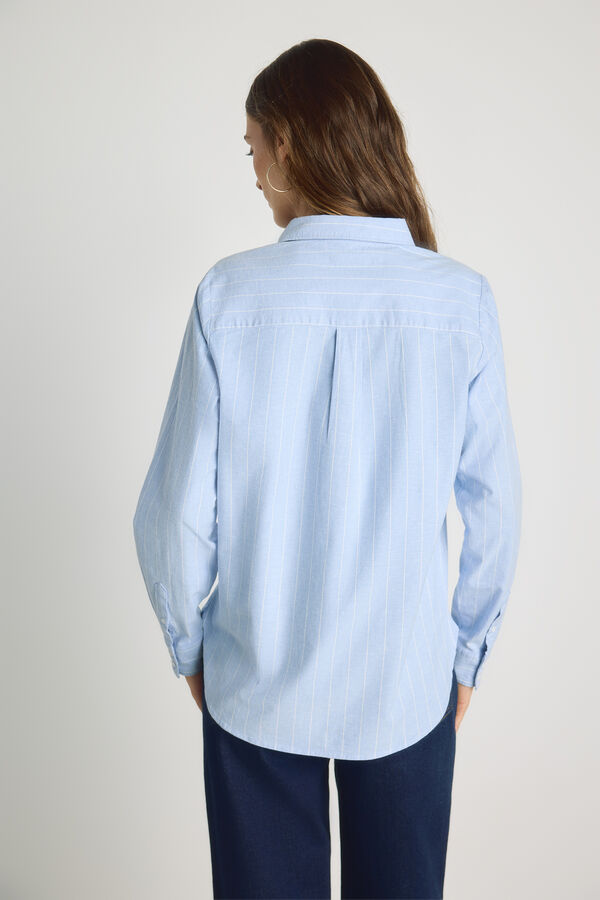 Milano Camisa oxford Azul indigo