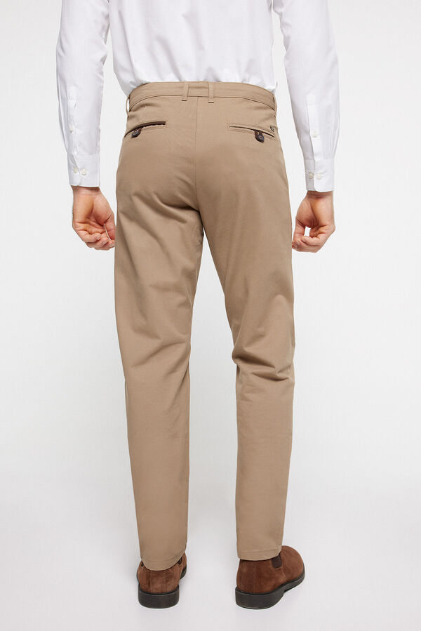 Milano Cal&ccedil;as chino lisas Camel