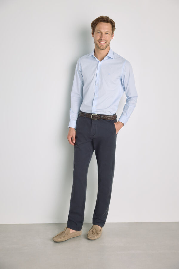 Pedro del Hierro Camisa manga larga Azul