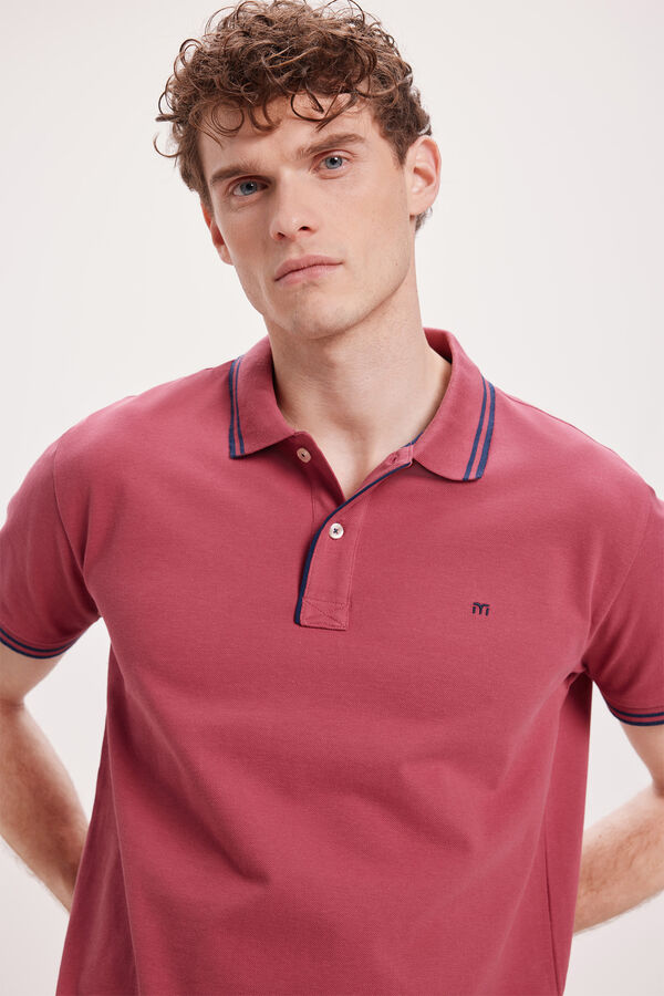 Milano Polo Tips Coral