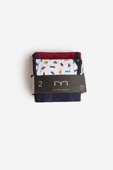 Fifty Outlet Pack boxers estampado Negro