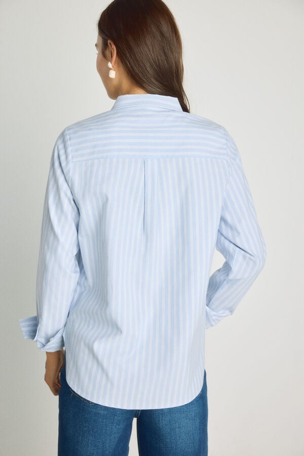 Milano Camisa oxford Azul claro